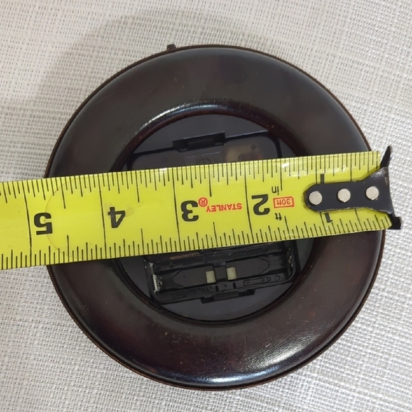 Vintage Standing Clock By Chateau Joullian Pontet Freres Brown - Picture 7 of 7